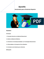 Desafios Educacionais para A Docência Superior