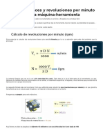 Apunte Calculo de Avance y RPM