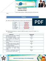 Support Material Learning Activity 1: Practice