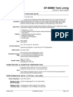 SP-9888® Tank Lining: Selection & Specification Data