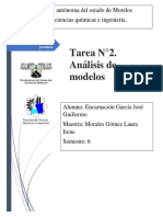 Analisis de Articulo. Tipo de Modelo. Encarnacion Garcia