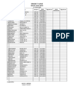 Book List Attendance