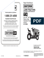 Lawn Tractors: Customer Care Hot Line