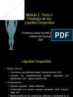 Medicina - Fisiologia. Líquidos Corporales 2007