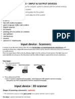 Chapter 3 - Input & Output Devices