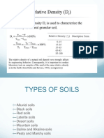 10 Relative Density & Types of Soils in India