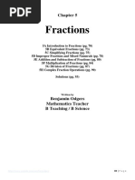 Chapter 5 Booklet - Fractions