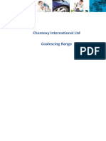 Chemoxy International LTD Coalescing Range