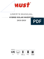 User Manual PV18!3!5KW VHM Off Grid MPPT