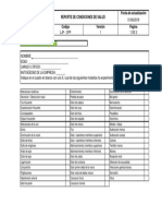 Reporte de Las Condiciones de Salud (V1)