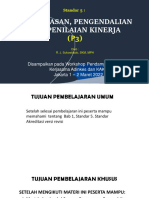 Pengawasan, Pengendalian Dan Penilaian Kinerja: Standar 5