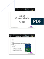 IK2510 Wireless Networks: Fall 2010