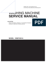 LG Steam Washer Wm0742ha Service Manual