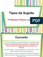 Tipos de Sujeito