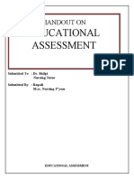 Educational Assessment Handout