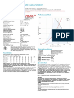 Summary Fan Data Sheet: Technical Data Performance Chart