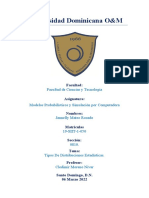 Tipos de Distribuciones Estadísticas.