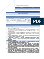 Planificación de Sesión de Aprendizaje