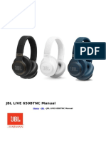 JBL LIVE 650BTNC Manual: User Manuals Simplified