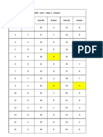 2007 - Unit 1 - Paper 1 Answers