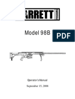 Barrett 98B Operators Manual