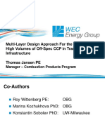 4 - Tom Jansen - Multilayer Design Approach For The Utilization of High Volumes of Off Spec Coal Combustion Products in Transportation Infrastructure