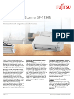 FUJITSU Image Scanner SP-1130N: Datasheet