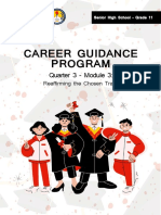 Career Guidance Program: Quarter 3 - Module 3