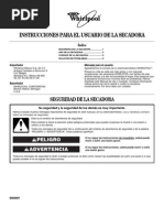 Manual de Secadora Whirpool