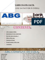 Abg Shipping Yard Co - Ltd. Sacm.: (The Biggest Bank Sacm Ever in India)