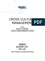 Cross Cultural Management