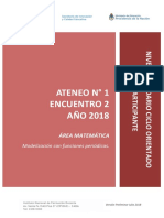 Nivel Secundario Ateneo Didáctico #1 Encuentro 2 Ciclo Orientado Matemática Carpeta Participante