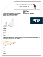 Prova Matemática - 9° Ano