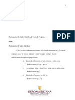 Fundamentos de Lógica Simbólica Y Teoría de Conjuntos