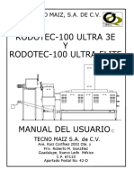 Rodotec RT 100 Ultra 3e y Elitemanualusuarionov2012