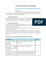 Las Preguntas Como Motor de La Enseñanza y El Aprendizaje