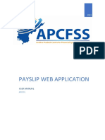 Payslip Web Application: User Manual