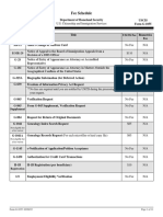 Fee Schedule: U.S. Citizenship and Immigration Services