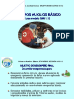 Primeros Auxilios Básico: Curso Modelo OMI 1.13