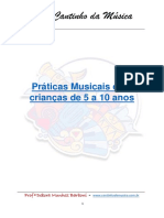 Apostila - Práticas Musicais Com Crianças de 5 A 10 Anos