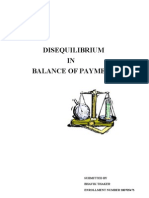 Disequilibrium in Balance of Payments