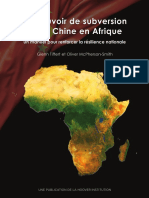 Le Pouvoir de Subversion de La Chine en Afrique: Un Manuel Pour Renforcer La Résilience Nationale