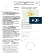 Avaliação 7º Ano Geografia