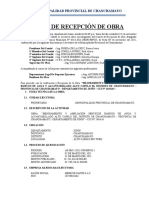 ACTA DE RECEPCION DE OBRA - Alto Capelo