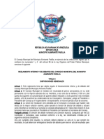 Reglamento Interno y de Debate Padilla (Nuevo)