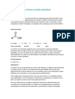 Los Esteres y Ácidos Carboxílicos