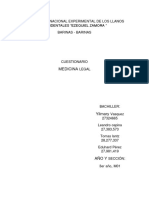 Cuestionario de Psicopatología Forense y Psiquiatría Forense (Medicina Legal y Practica Forense)