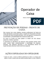 Operador de Caixa - Fechamento Caixa