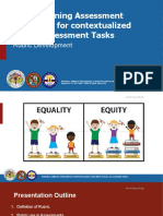 Designing Assessment Rubrics For Contextualized Assessment Tasks