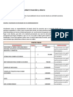 Actividad #4 Inversión y Ahorro